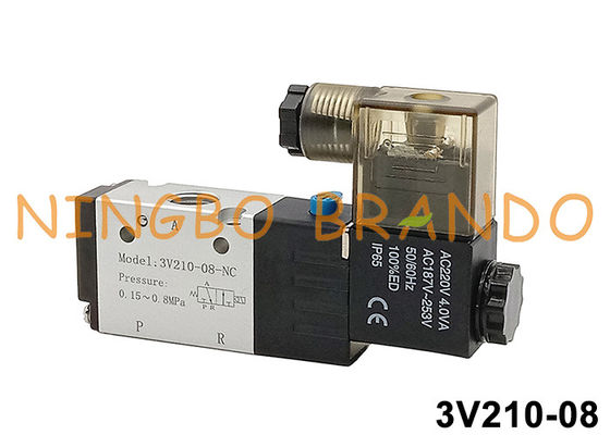 3V210-08 1/4'' Pneumatic Solenoid Valve 3V210-08-NC 3V210-08-NO