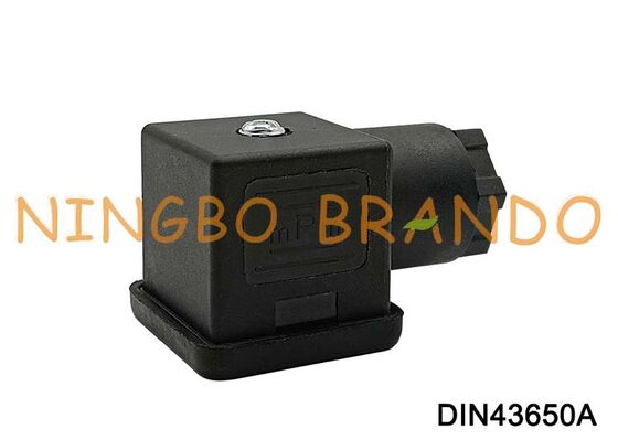 DIN43650A 솔레노이드 코일 커넥터 18mm 3 핀 DIN 43650 유형 A