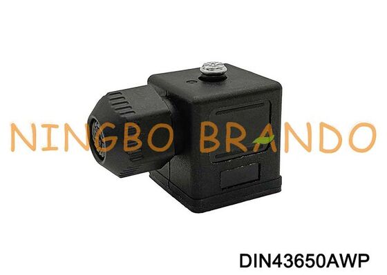 DIN43650A 방수 솔레노이드 밸브 코일 커넥터 IP67