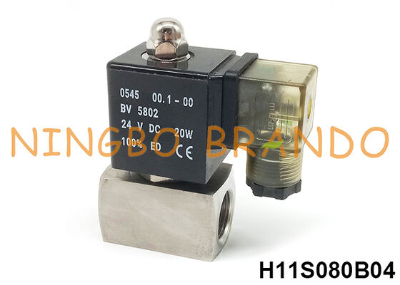 160bar 1/2'' 고압 전자기 밸브 220V 110V 24V 12V 16 MPa