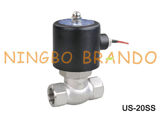 3/4'' 스테인레스 스틸 스팀 솔레노이드 밸브 UNI-D 유형 US-20 24VDC 220VAC
