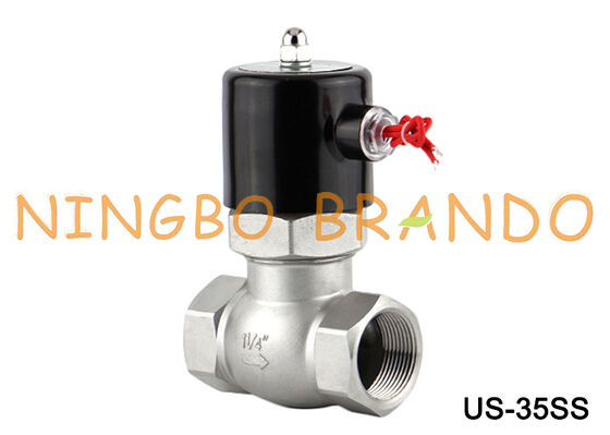 스팀 솔레노이드 밸브 US-35 2L-35 1-1/4'' 스테인레스 스틸 솔레노이드 밸브 24V 220V