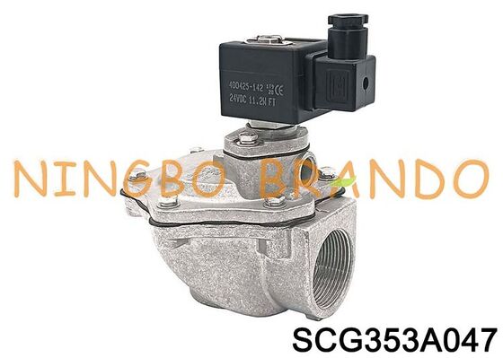 G1-1/2'' SCG353A047 직각 다이어프램 솔레노이드 밸브 DC24V AC220V