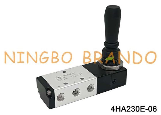 AirTAC 유형 4HA230E-06 수동 밸브 5/3 방향 공압 핸드 레버 밸브