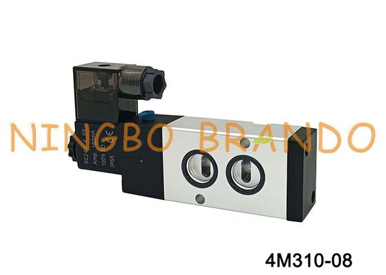 AirTAC 유형 4M310-08 솔레노이드 밸브 5/2 방향 공압 방향 제어 밸브