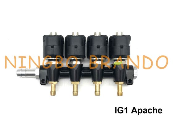 LPG CNG 연속되는 체계에 있는 DC12V 가로장/OMB 유형 3 옴 4 실린더 IG1 아파치 인젝터 가로장