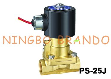 1개는 PS-25J 피스톤 조종사 고열 금관 악기 증기 솔레노이드 벨브 24VDC 220VAC를 운영했습니다