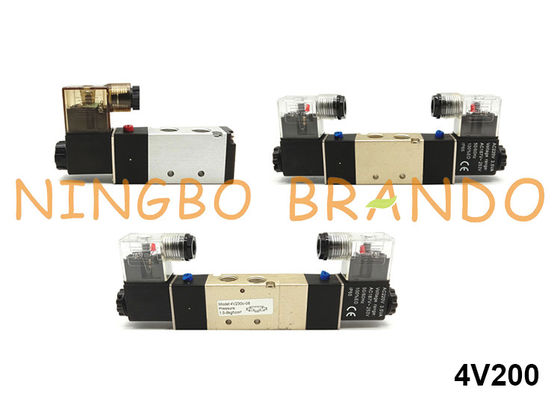 아이르타크 유형 솔레노이드 밸브 4V210-08 4V220-08 4V230C-08 24VDC 220VAC