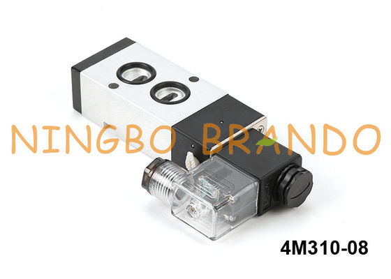 4M310-08 아이르타크 타입 나무르는 솔레노이드 밸브 5/2 24VDC 220VAC을 탑재합니다