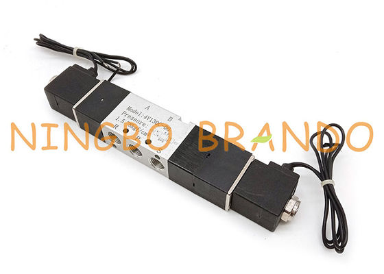 AirTAC 유형 4V130C-06 5 방향 3 위치 공압 솔레노이드 밸브