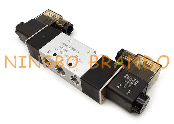 Airtac 유형 4V320-10 3/8 '' 5/2 웨이 터미널 공압 솔레노이드 밸브