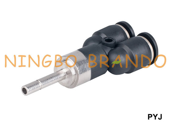 PYJ 일련 플러그 접속식 Ｙ 유형 플라스틱 압축 공기 호스 맞춤 3 방식